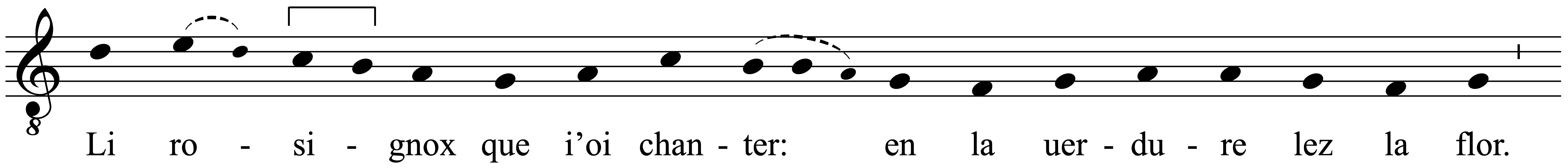 Work musical notation